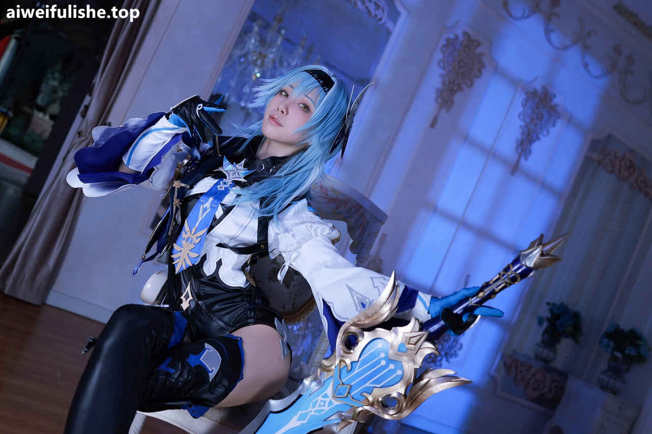 水淼Aqua - 原神 优菈 [90P-107MB] cosplay美女-第2张