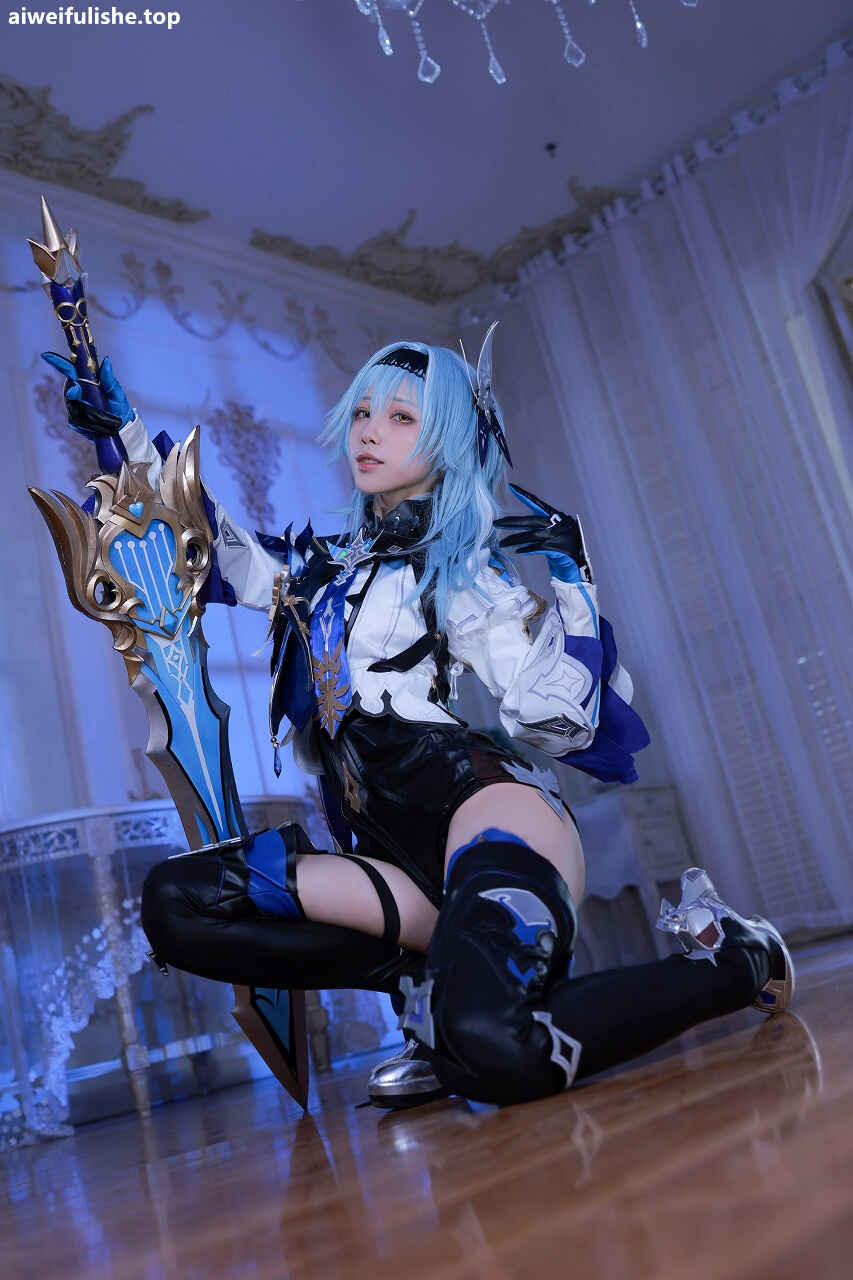 水淼Aqua - 原神 优菈 [90P-107MB] cosplay美女-第3张