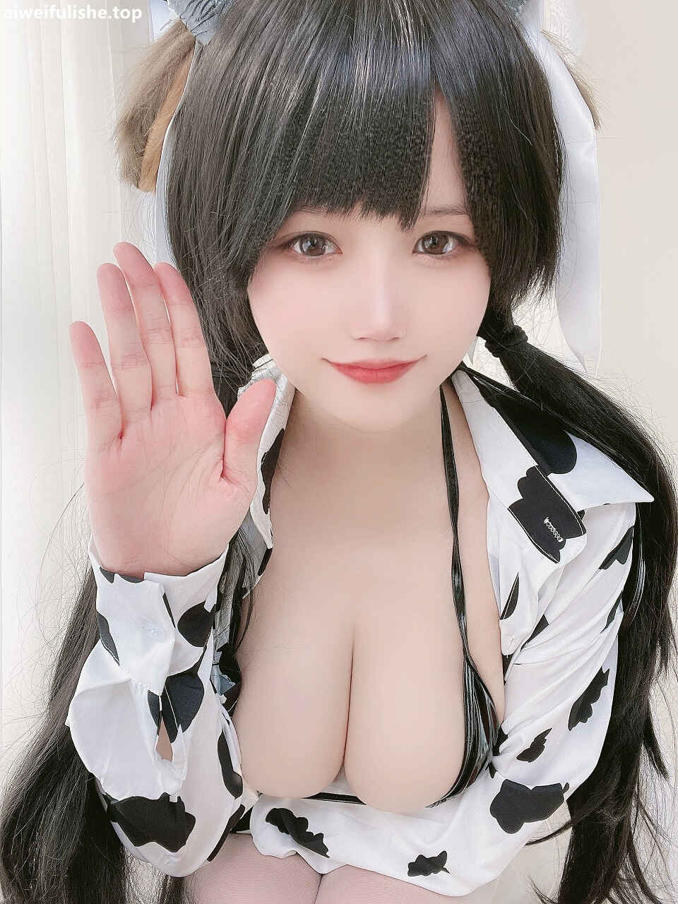 小仓千代w - 奶牛衬衣 [30P-83MB] cosplay美女-第1张