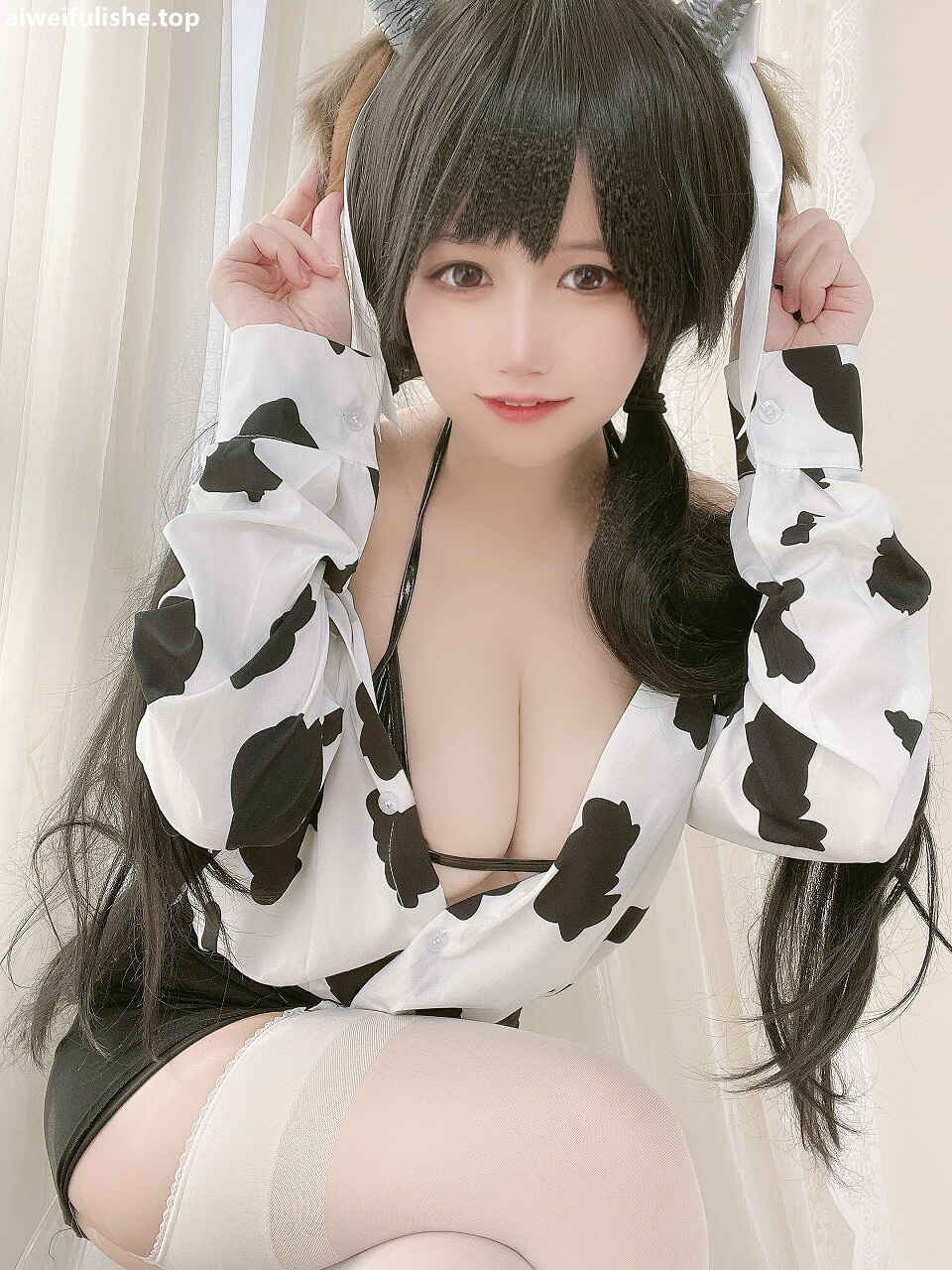 小仓千代w - 奶牛衬衣 [30P-83MB] cosplay美女-第3张