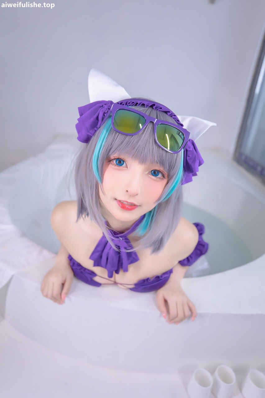神楽坂真冬 - 柴郡cos《纯色庭院》[150P2V-642MB] cosplay美女-第3张