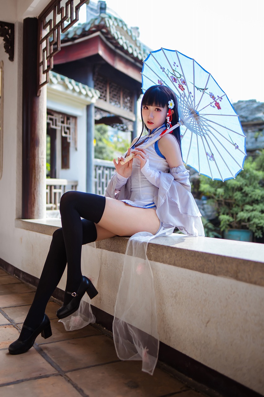 瓜希酱-碧蓝航线 逸仙 [22P-96MB] cosplay美女-第3张