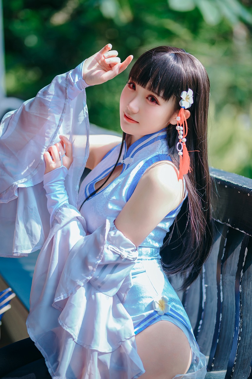 瓜希酱-碧蓝航线 逸仙 [22P-96MB] cosplay美女-第5张
