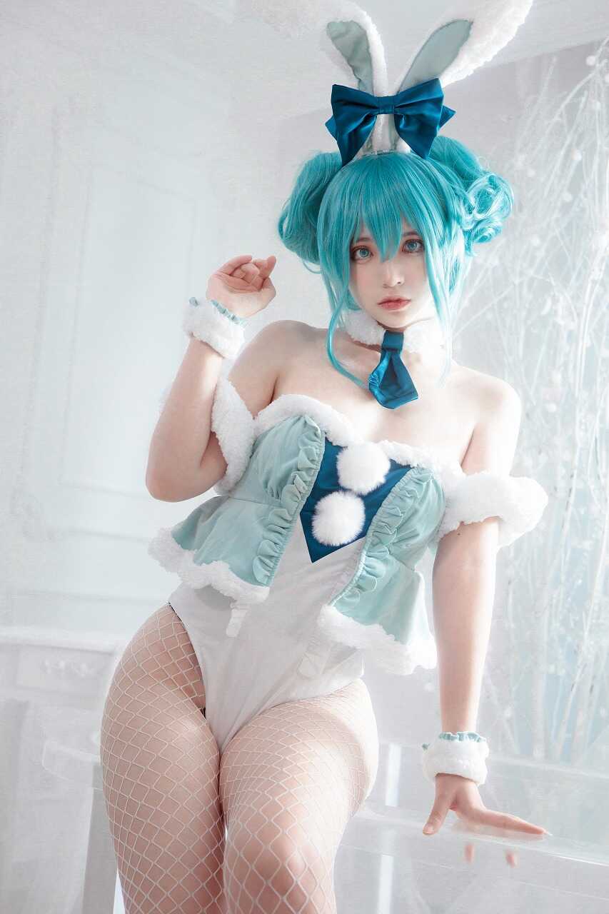 疯猫ss-miku初音兔女郎 [25P-343MB] cosplay美女-第5张