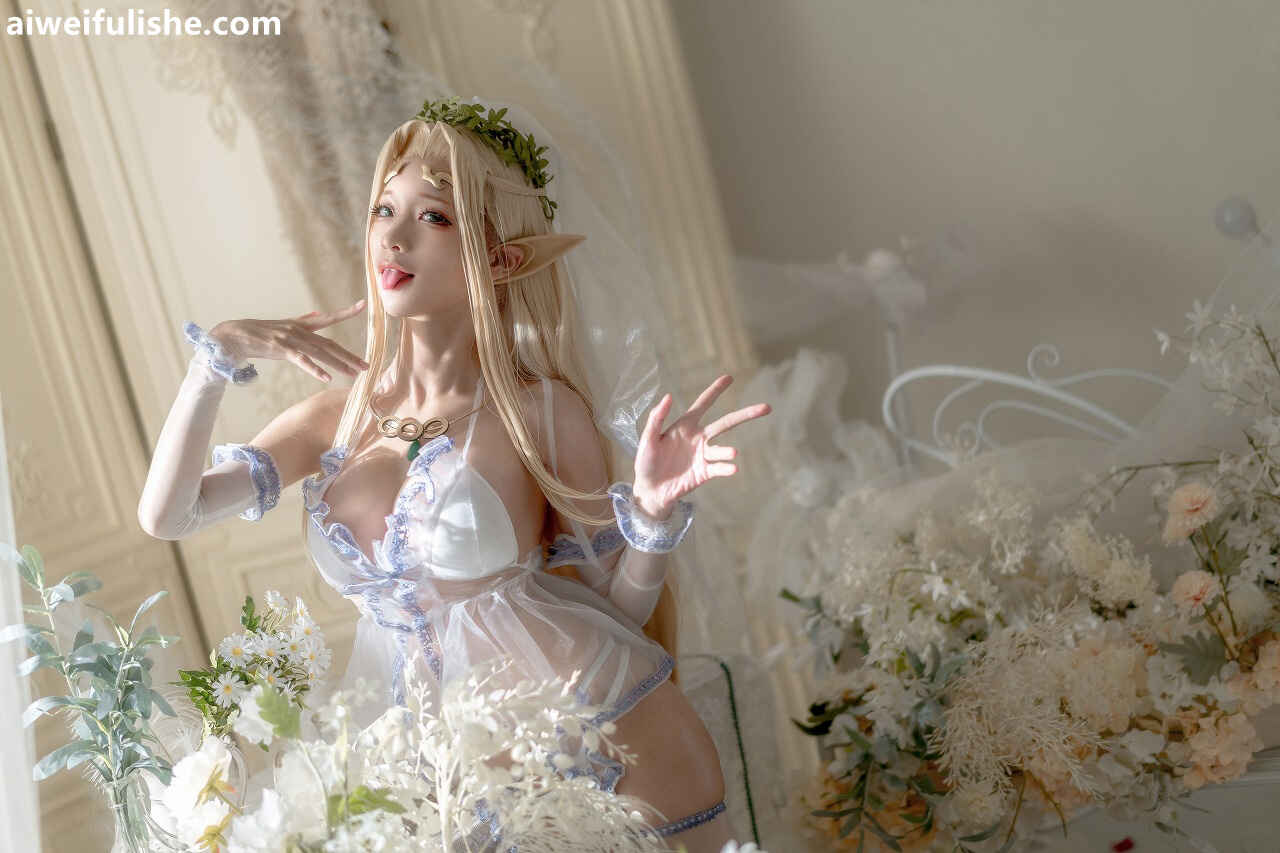 蠢沫沫 - 白精灵[147P-1.7GB] cosplay美女-第4张