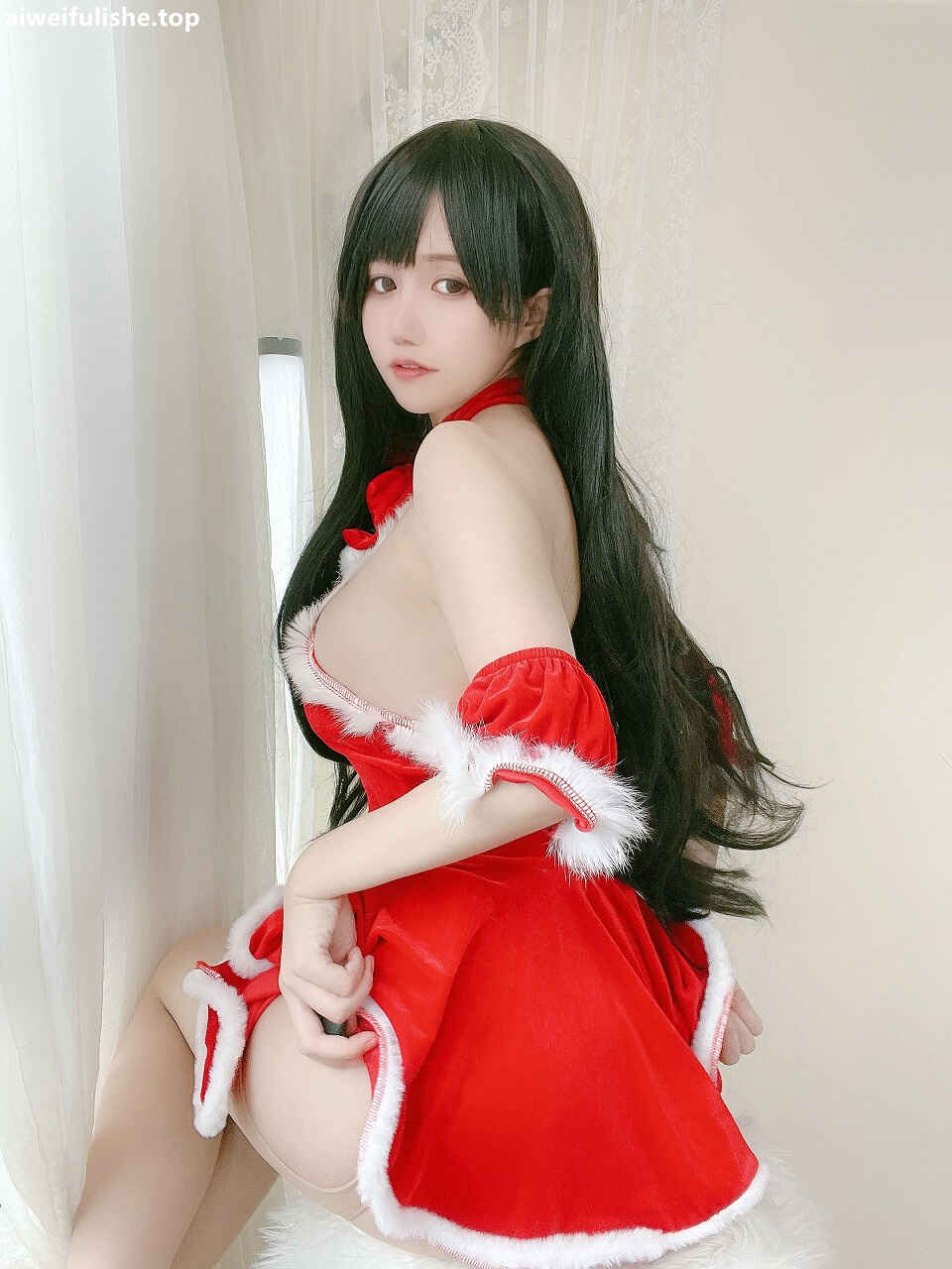 小仓千代w - 红色礼物裙 [23P-62MB] cosplay美女-第5张