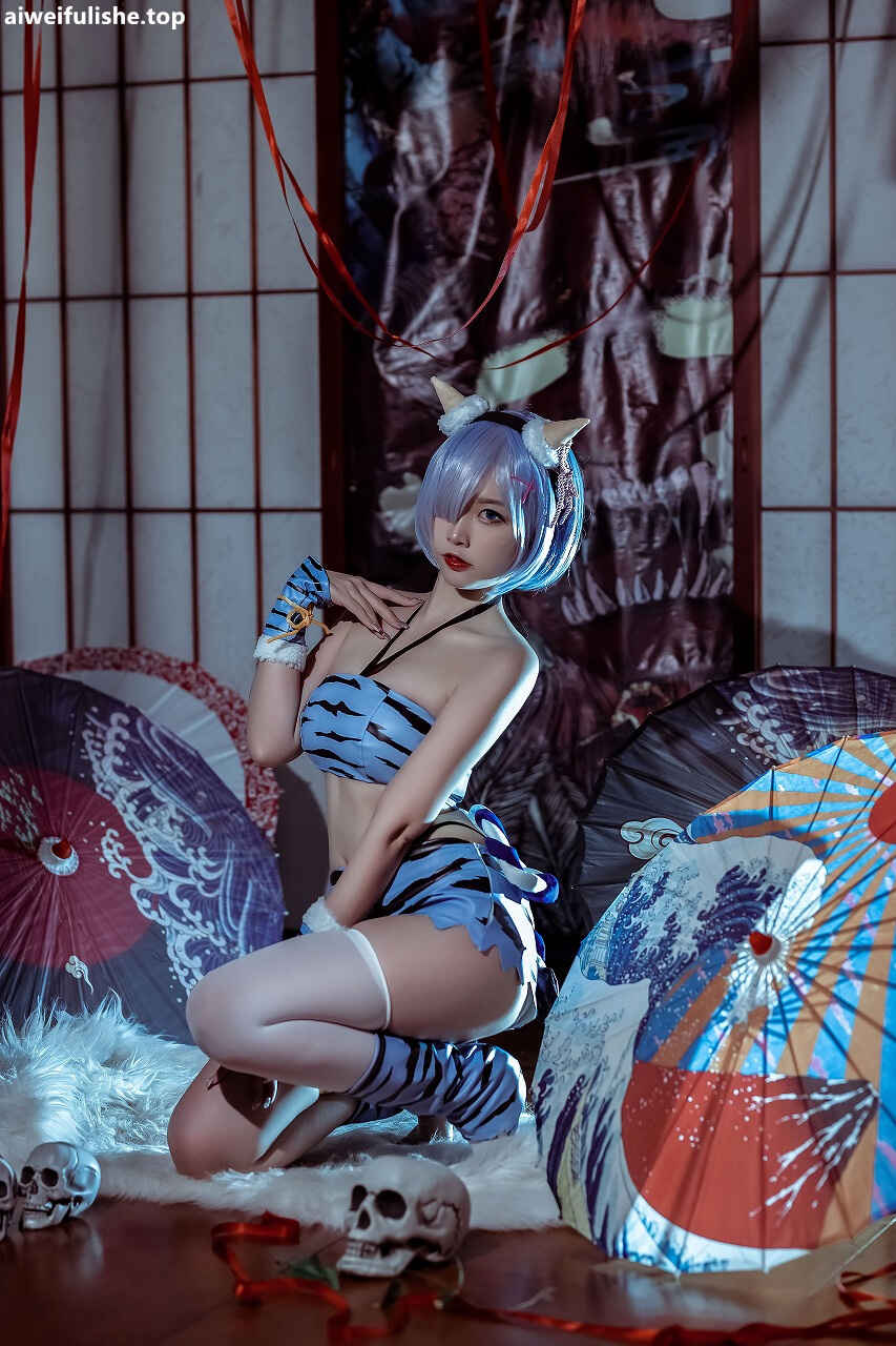 二佐Nisa - 蕾姆夏日鬼衣 [12P-35MB] cosplay美女-第2张