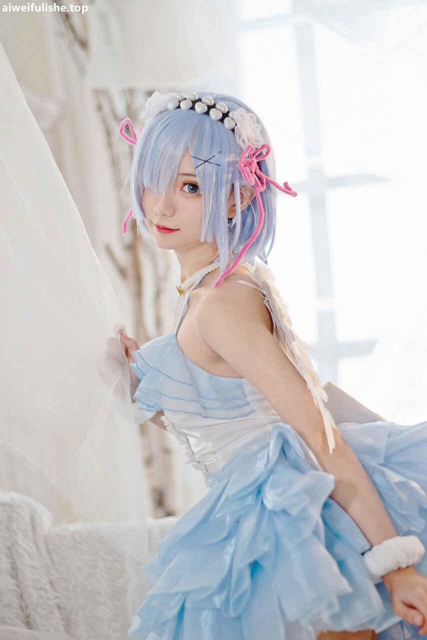 花柒Hana - 蕾姆天使 [19P-75MB] cosplay美女-第6张