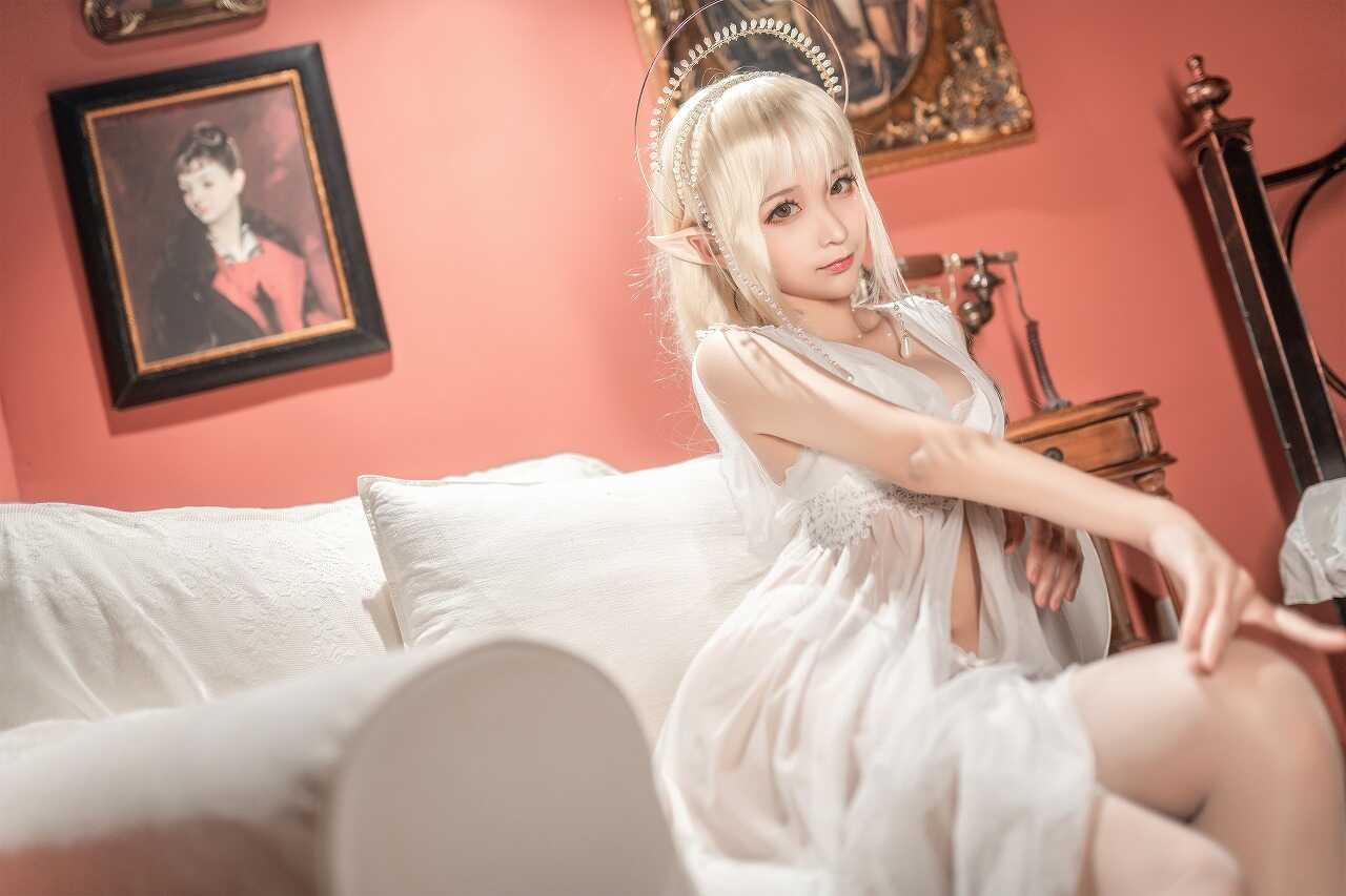 蠢沫沫-《尖耳国度》纱精灵 [40P-496MB] cosplay美女-第4张