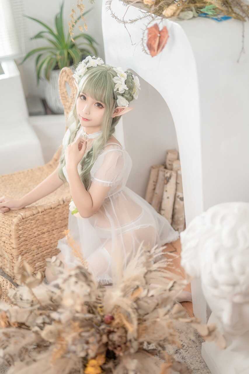 蠢沫沫-《尖耳国度》绿精灵 [40P-547MB] cosplay美女-第3张