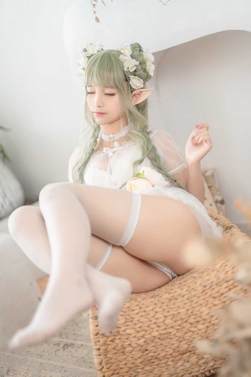 蠢沫沫-《尖耳国度》绿精灵 [40P-547MB] cosplay美女-第5张