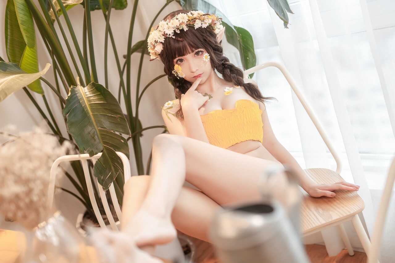 蠢沫沫 -《尖耳国度》花精灵 [40P-531MB] cosplay美女-第4张