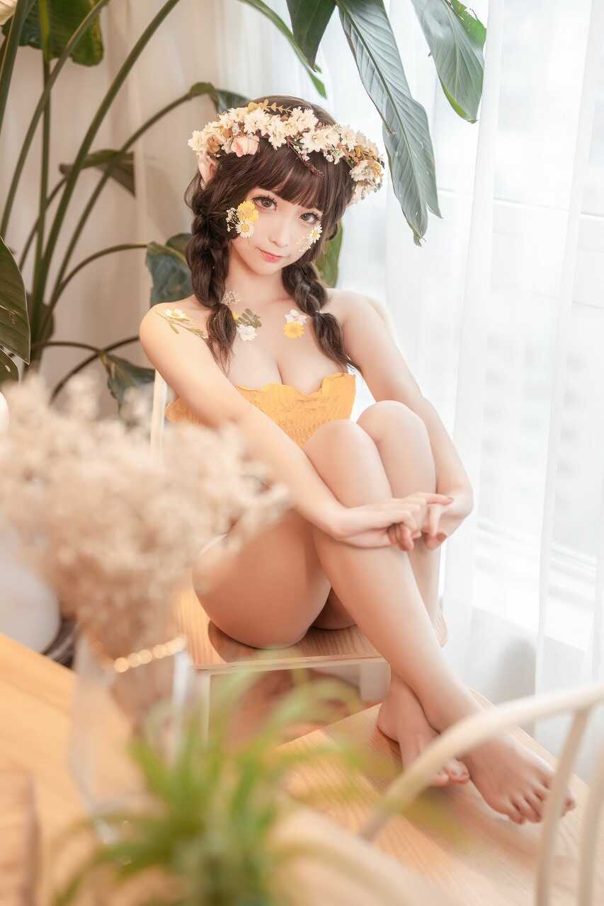 蠢沫沫 -《尖耳国度》花精灵 [40P-531MB] cosplay美女-第5张