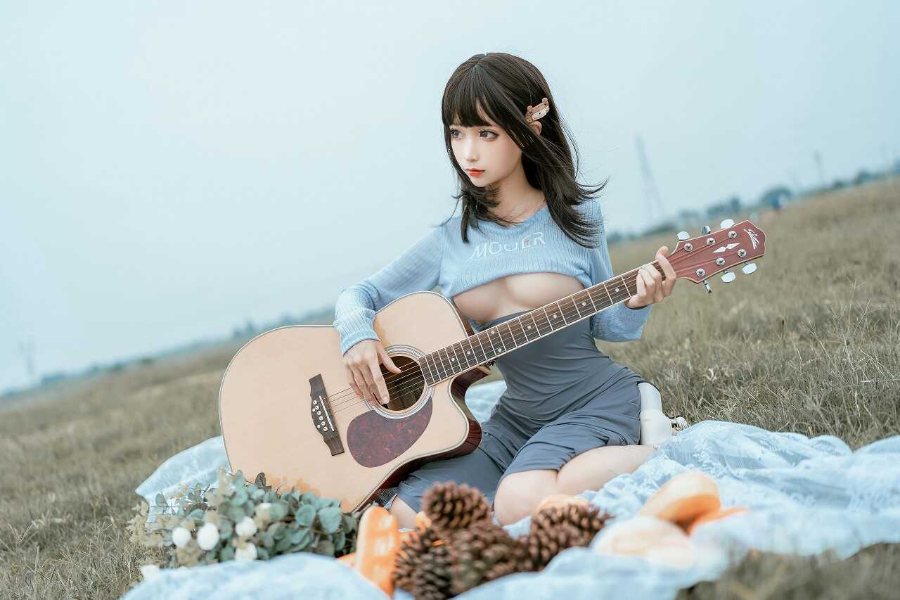 蠢沫沫-吉他妹妹[50p629M] cosplay美女-第1张