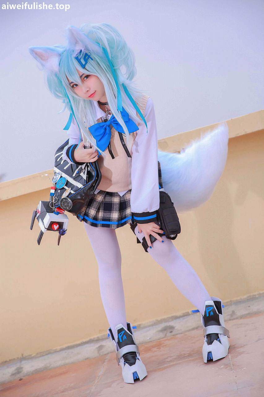 G44不会受伤-少女前线 PA15校服 [33P-47MB] cosplay美女-第2张