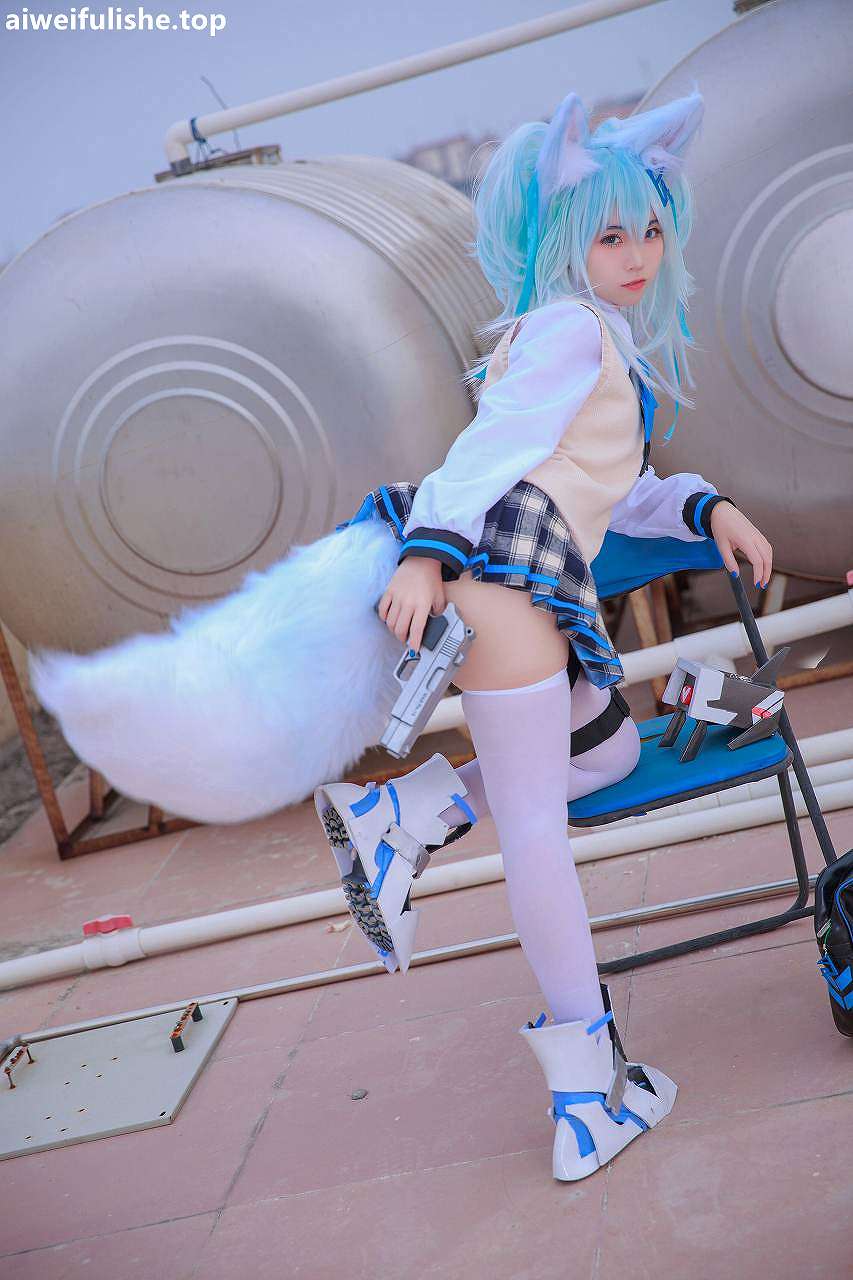 G44不会受伤-少女前线 PA15校服 [33P-47MB] cosplay美女-第3张
