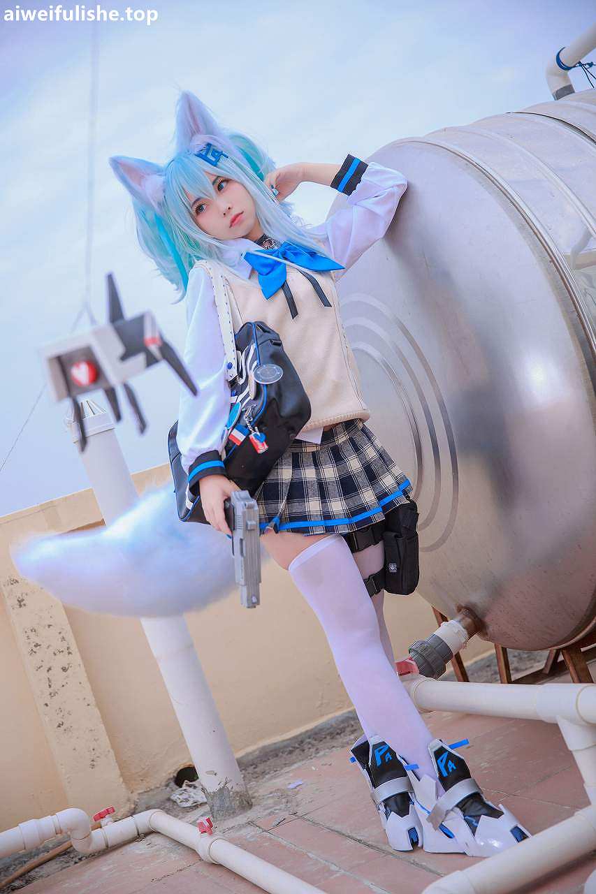 G44不会受伤-少女前线 PA15校服 [33P-47MB] cosplay美女-第4张
