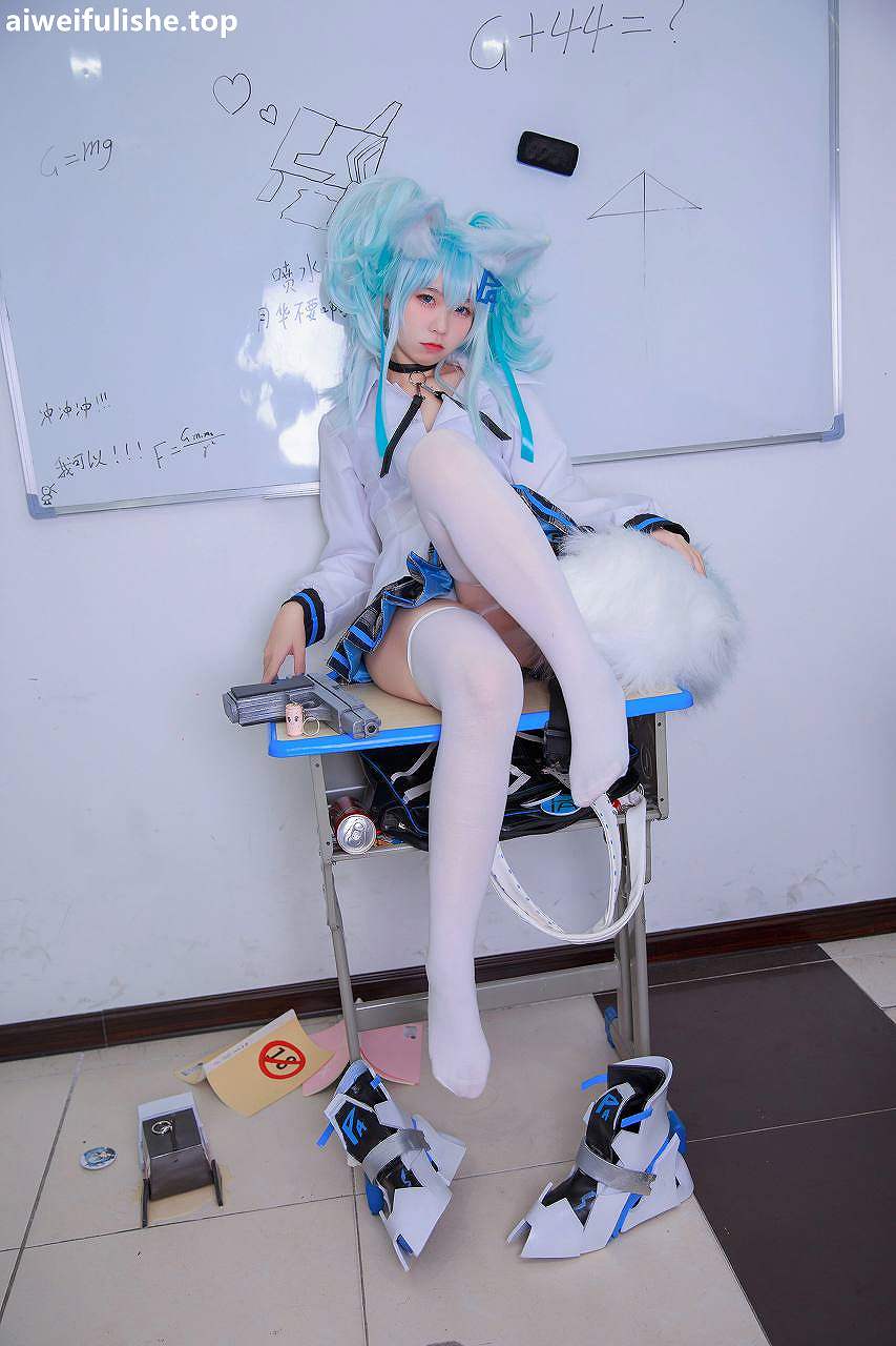 G44不会受伤-少女前线 PA15校服 [33P-47MB] cosplay美女-第5张