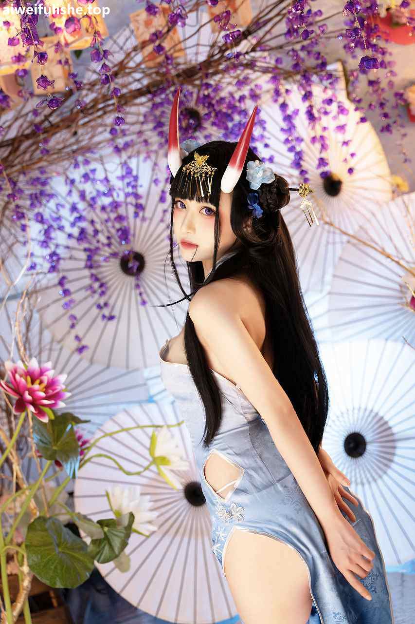 Shika小鹿鹿-能代旗袍 [19P-532MB] cosplay美女-第3张