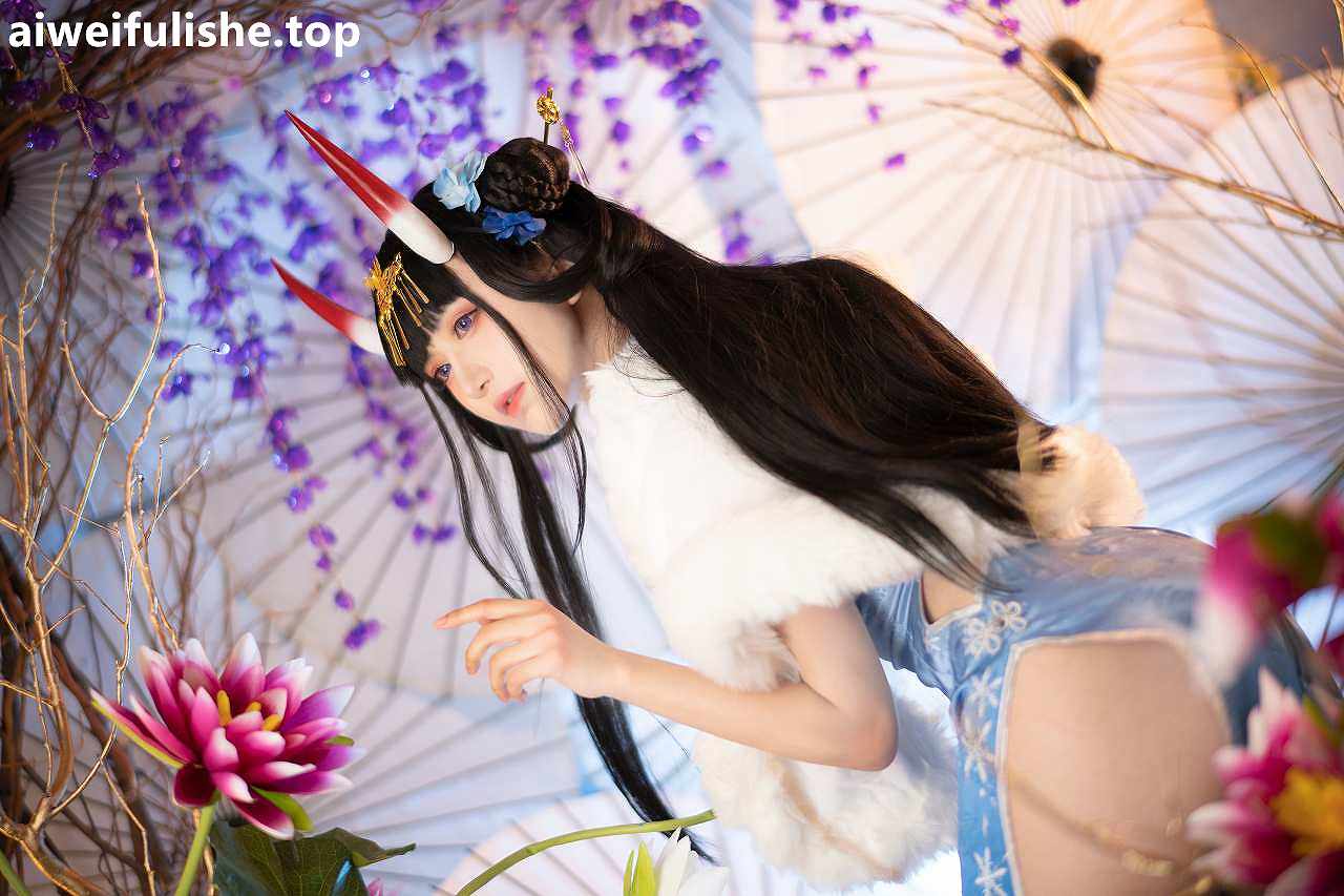 Shika小鹿鹿-能代旗袍 [19P-532MB] cosplay美女-第1张
