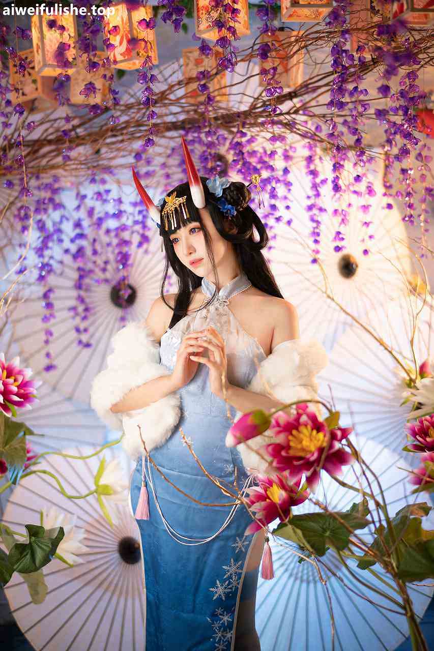 Shika小鹿鹿-能代旗袍 [19P-532MB] cosplay美女-第2张