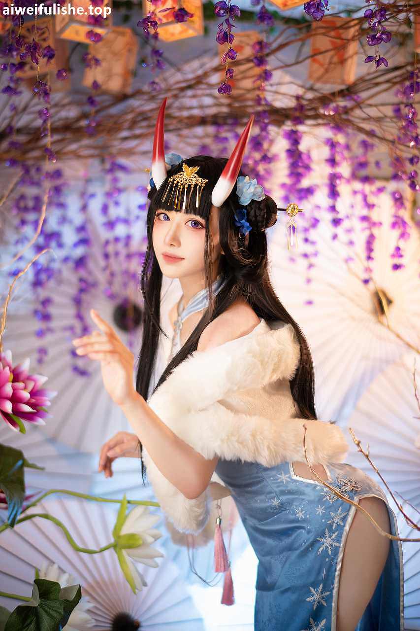 Shika小鹿鹿-能代旗袍 [19P-532MB] cosplay美女-第3张