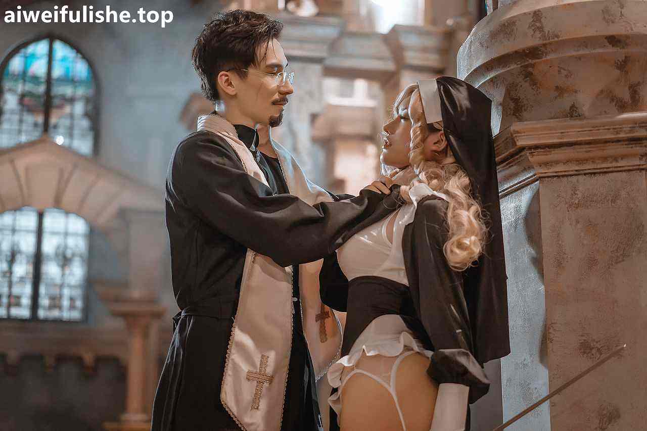 一笑芳香沁-修女与神父[42p11v534M] cosplay美女-第1张