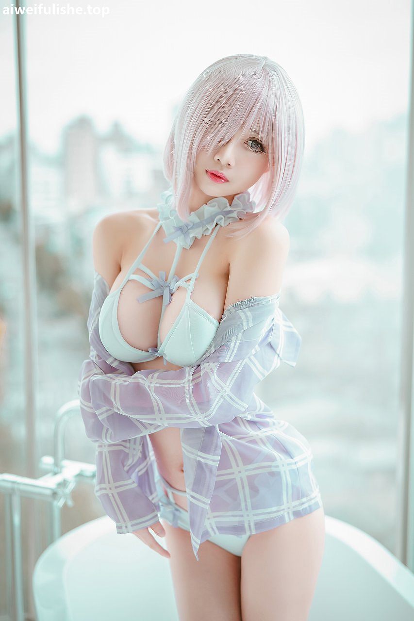 沖田凜花Rinka-玛修泳衣 (Fate Grand Order) [13P-96MB] cosplay美女-第5张