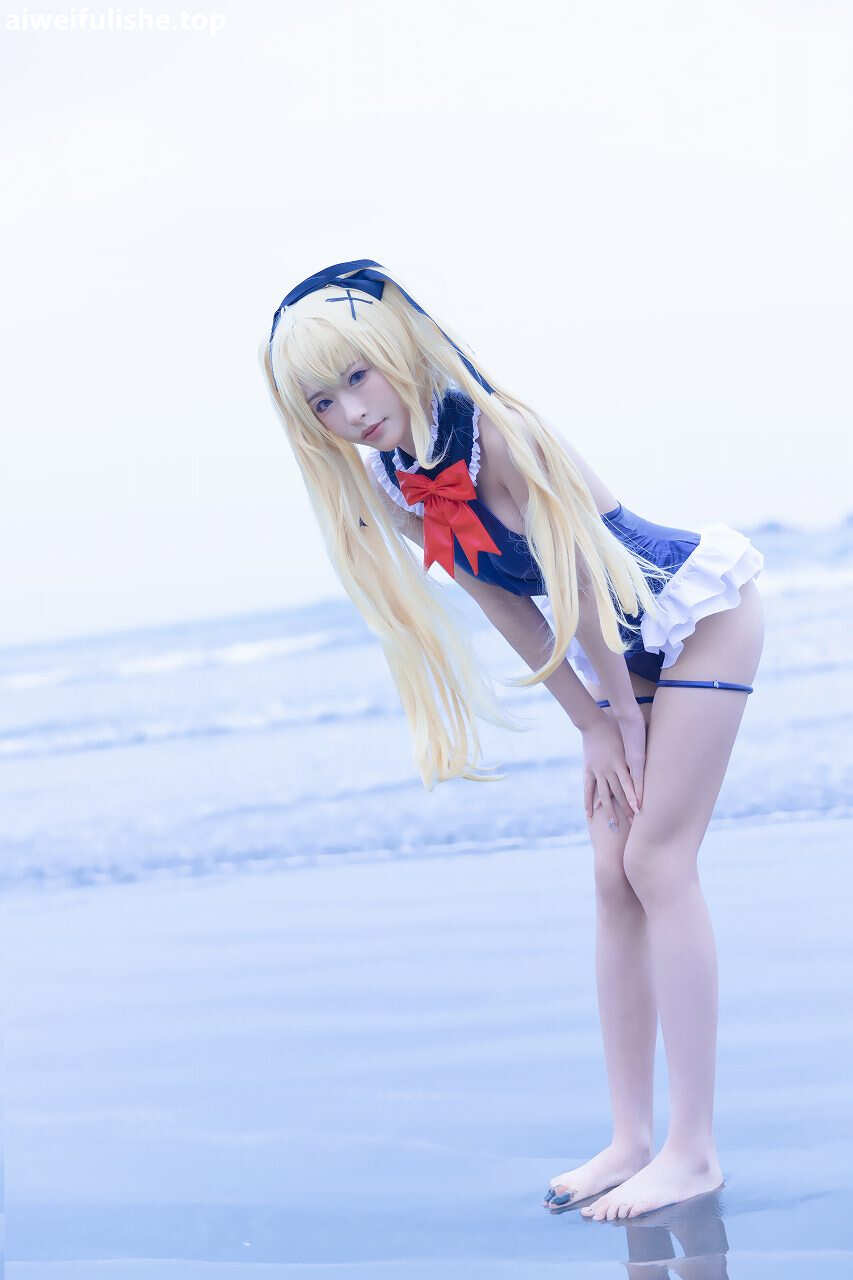 清水由乃-玛丽萝丝-蓝色泳衣 [32P-329MB] cosplay美女-第2张