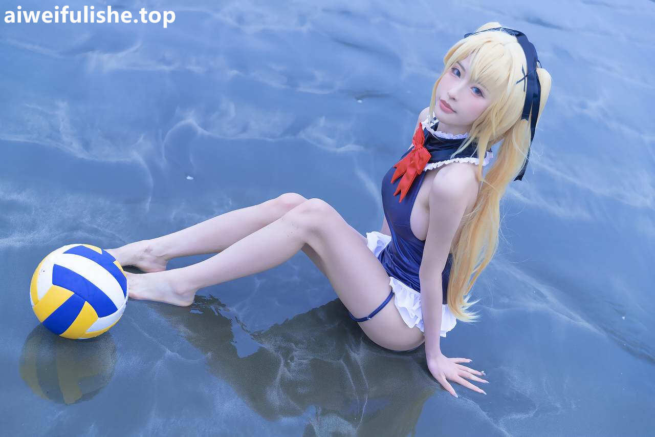 清水由乃-玛丽萝丝-蓝色泳衣 [32P-329MB] cosplay美女-第1张