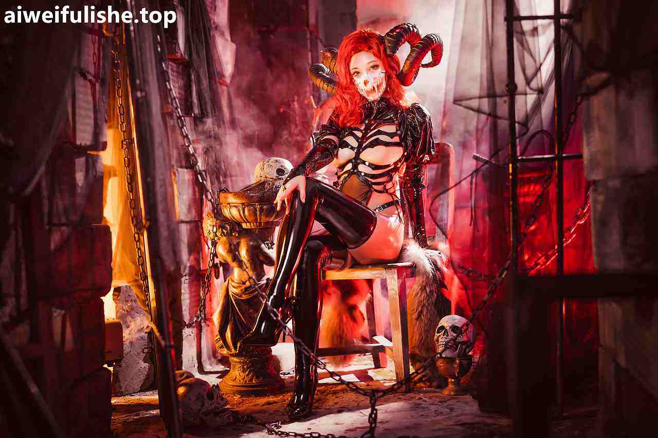 蜜汁猫裘-地狱骸骨 [50P-775MB] cosplay美女-第1张