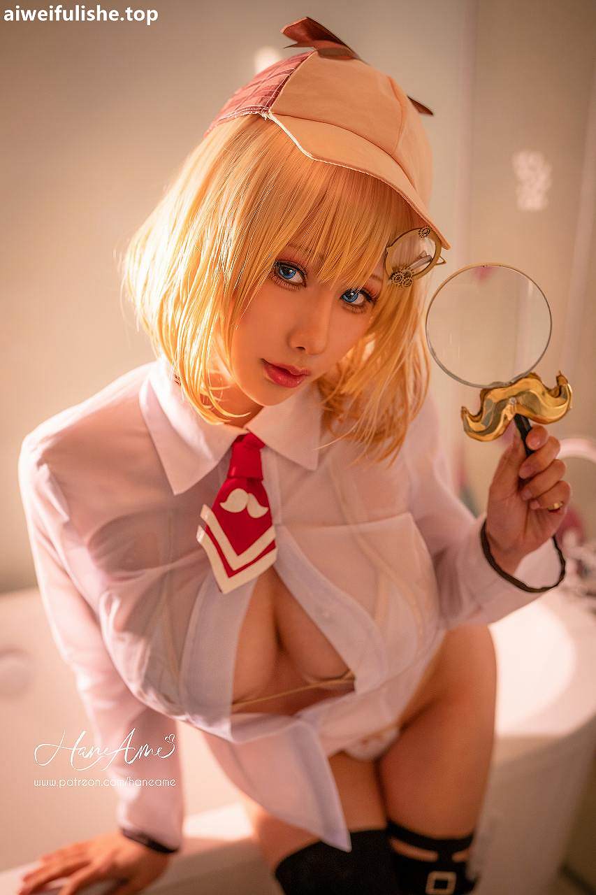 雨波_HaneAme-Amelia Waston (Hololive) 比基尼 [35P-156MB] cosplay美女-第4张
