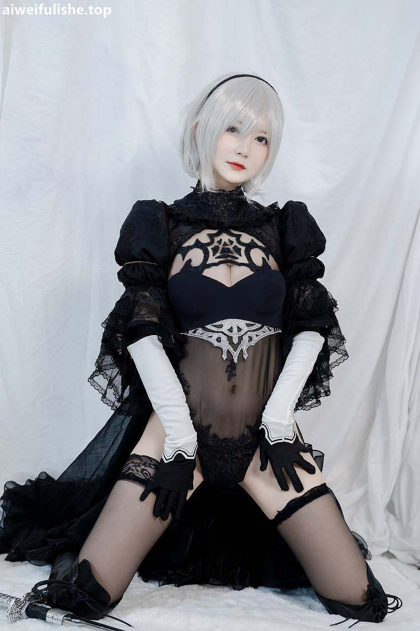 51酱-2B黑婚纱 [53P2V-485MB] cosplay美女-第2张