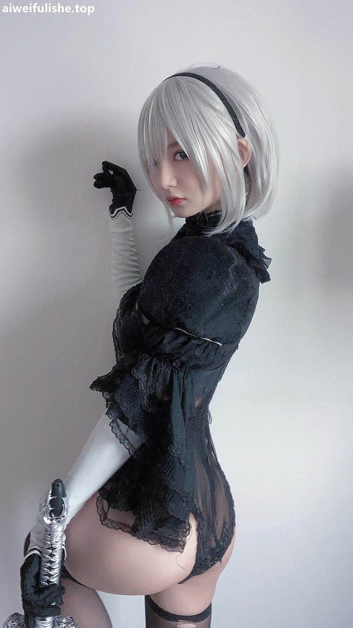 51酱-2B黑婚纱 [53P2V-485MB] cosplay美女-第6张