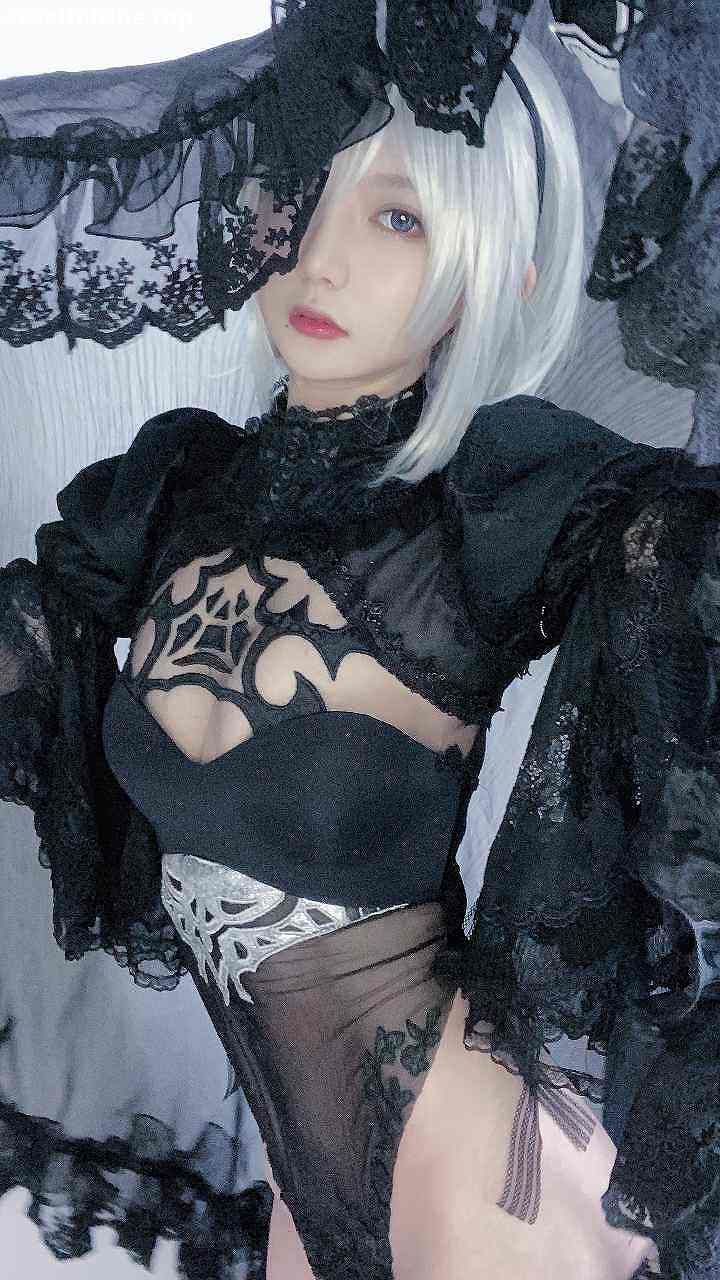 51酱-2B黑婚纱 [53P2V-485MB] cosplay美女-第7张
