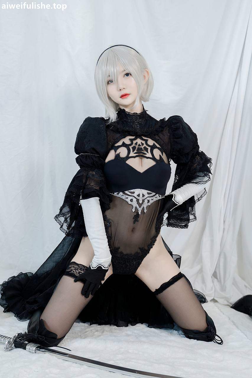 51酱-2B黑婚纱 [53P2V-485MB] cosplay美女-第2张