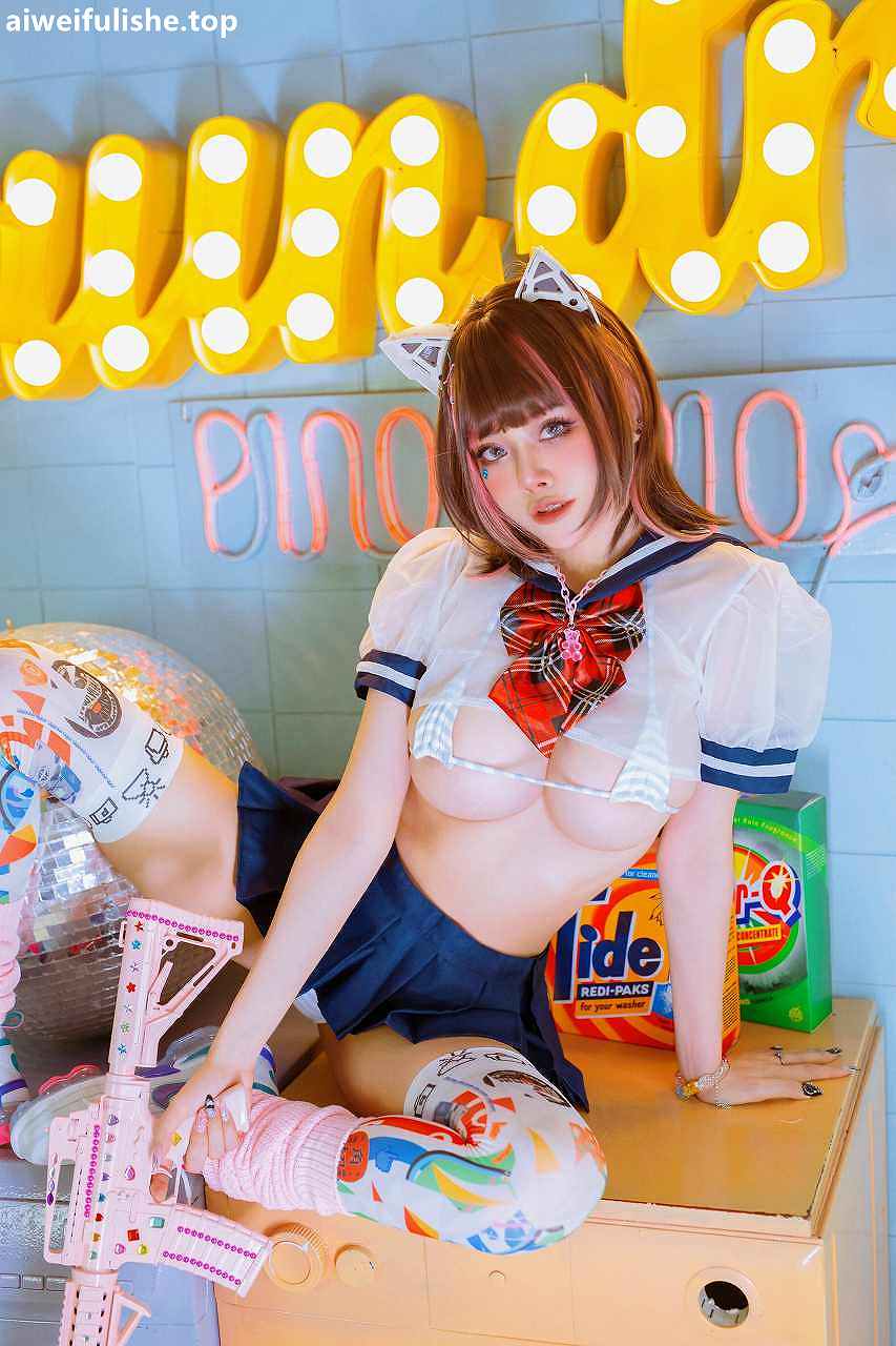 Byoru-JK Neko [52P7V-1.43GB] cosplay美女-第4张