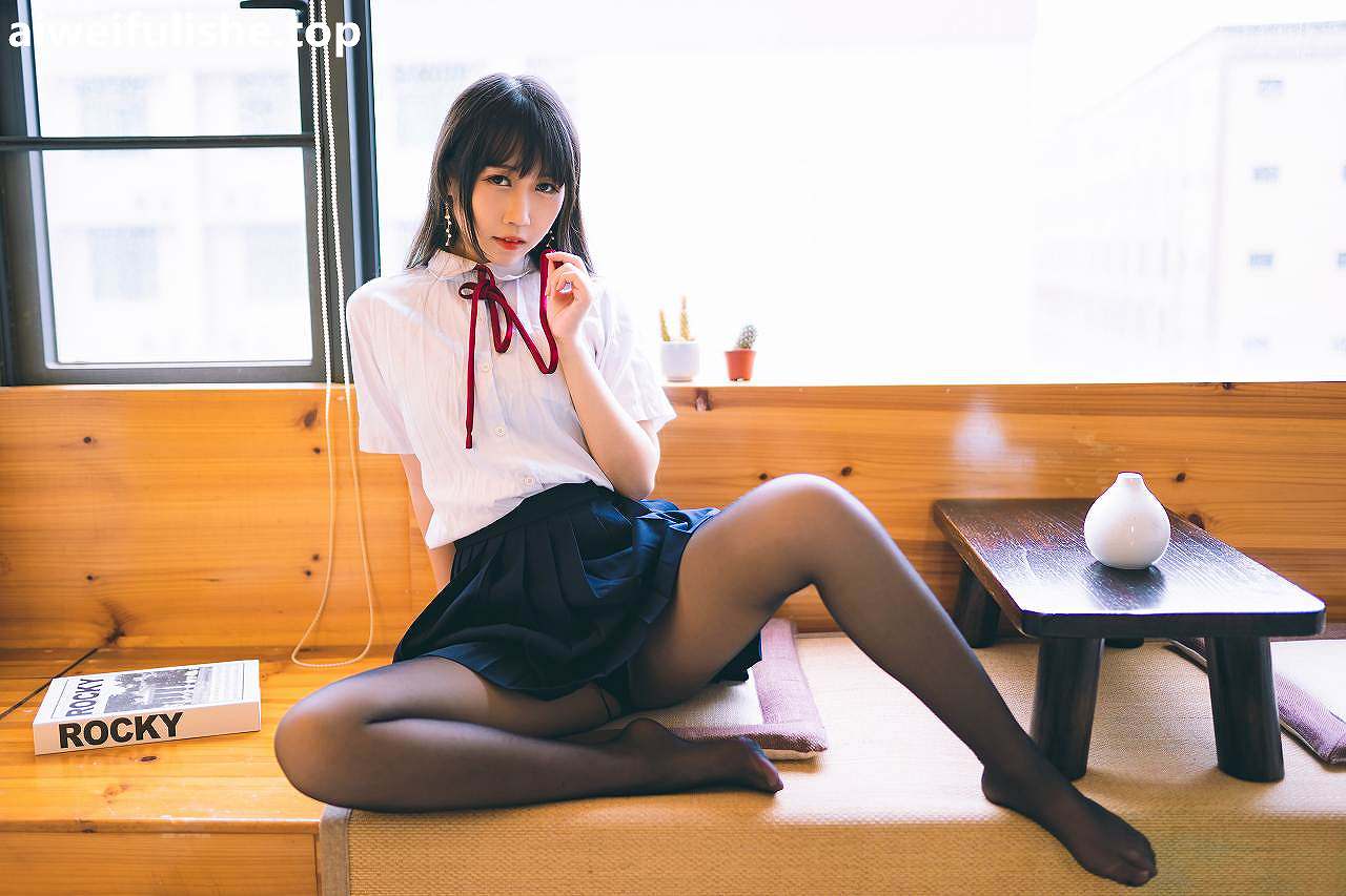 不呆猫-校服JK[64p4v518M] JK制服-第7张