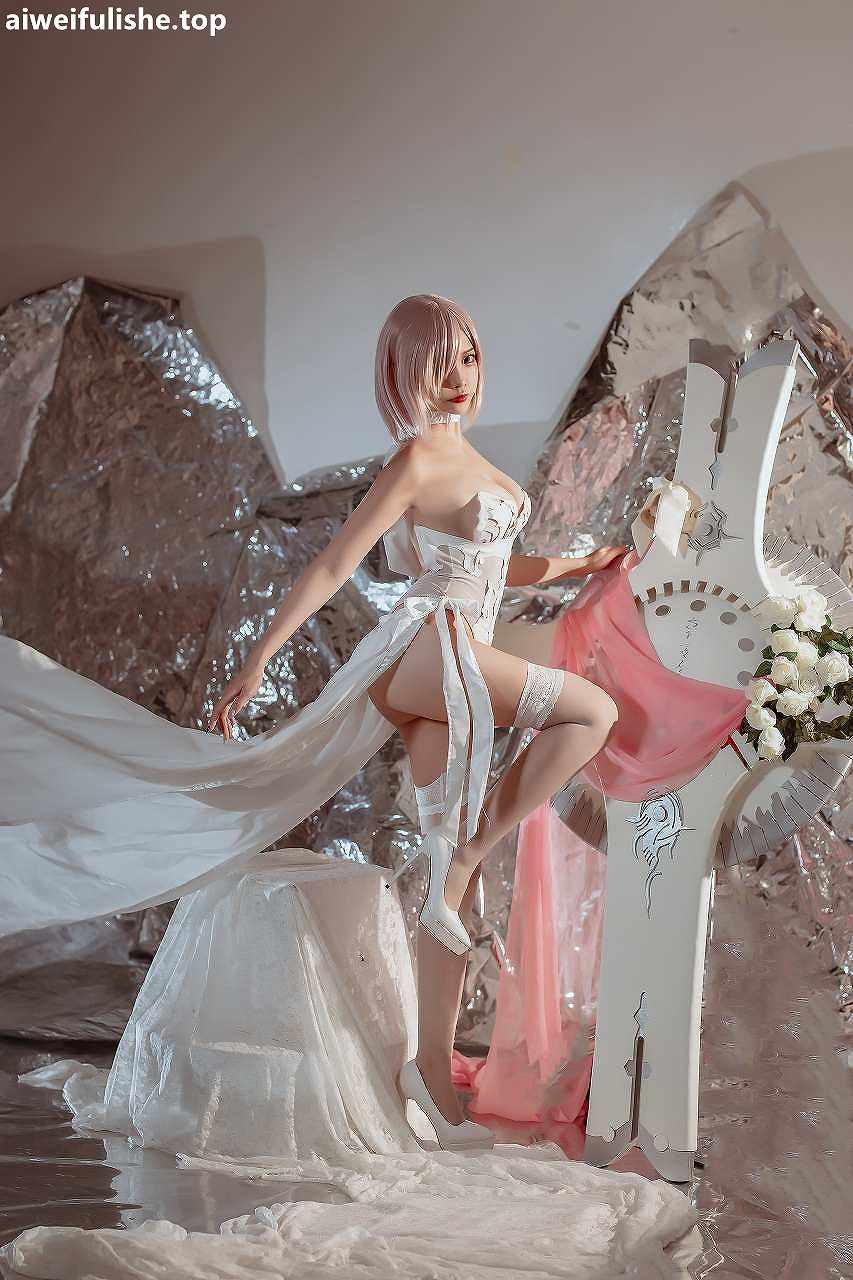 二佐Nisa-玛修婚纱 [42P-652MB] cosplay美女-第3张