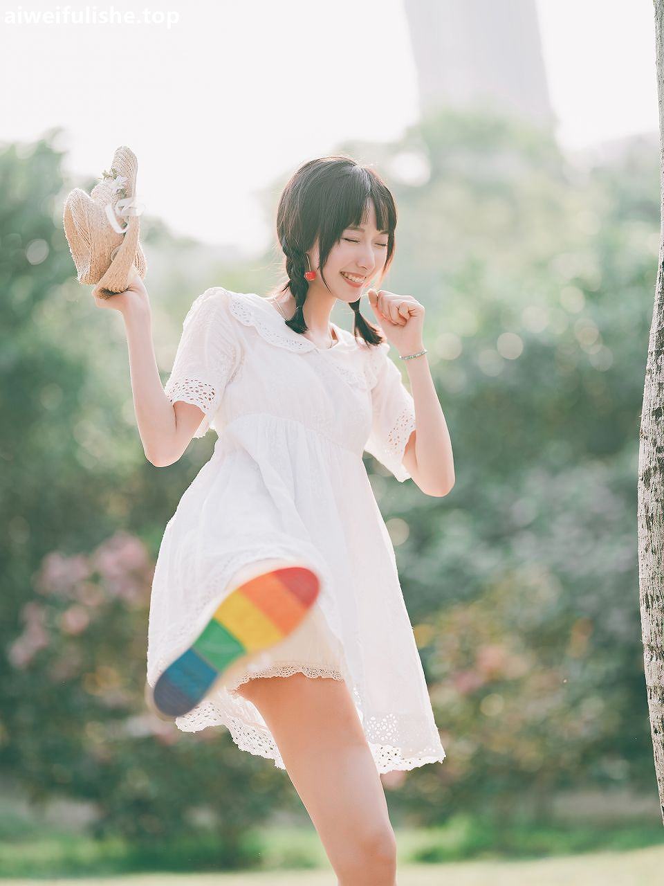 木绵绵OwO-夏日彩虹 [29P-1.42GB] 网红福利-第2张