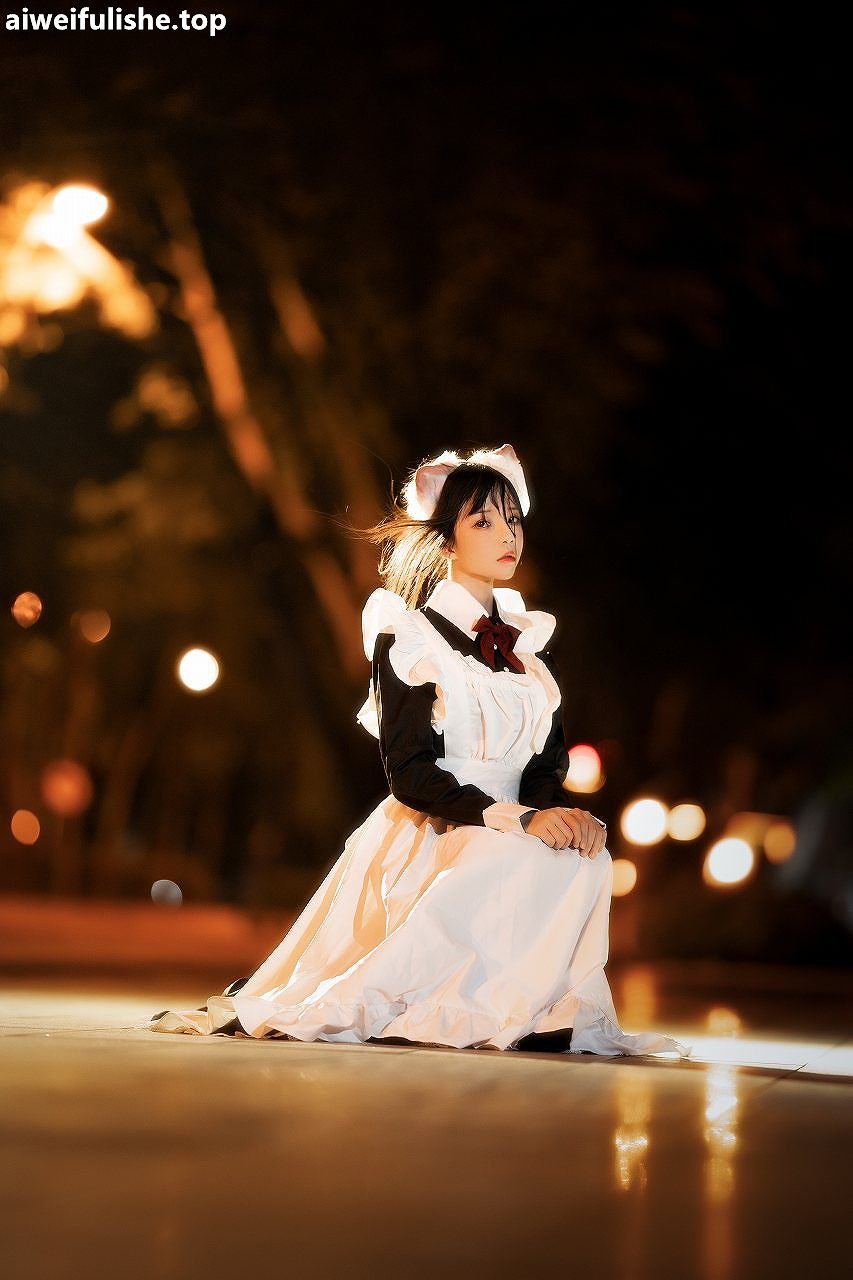 桜桃喵-长裙妹抖（夜）[19p647M] cosplay美女-第4张