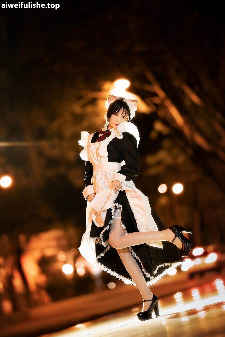 桜桃喵-长裙妹抖（夜）[19p647M] cosplay美女-第6张
