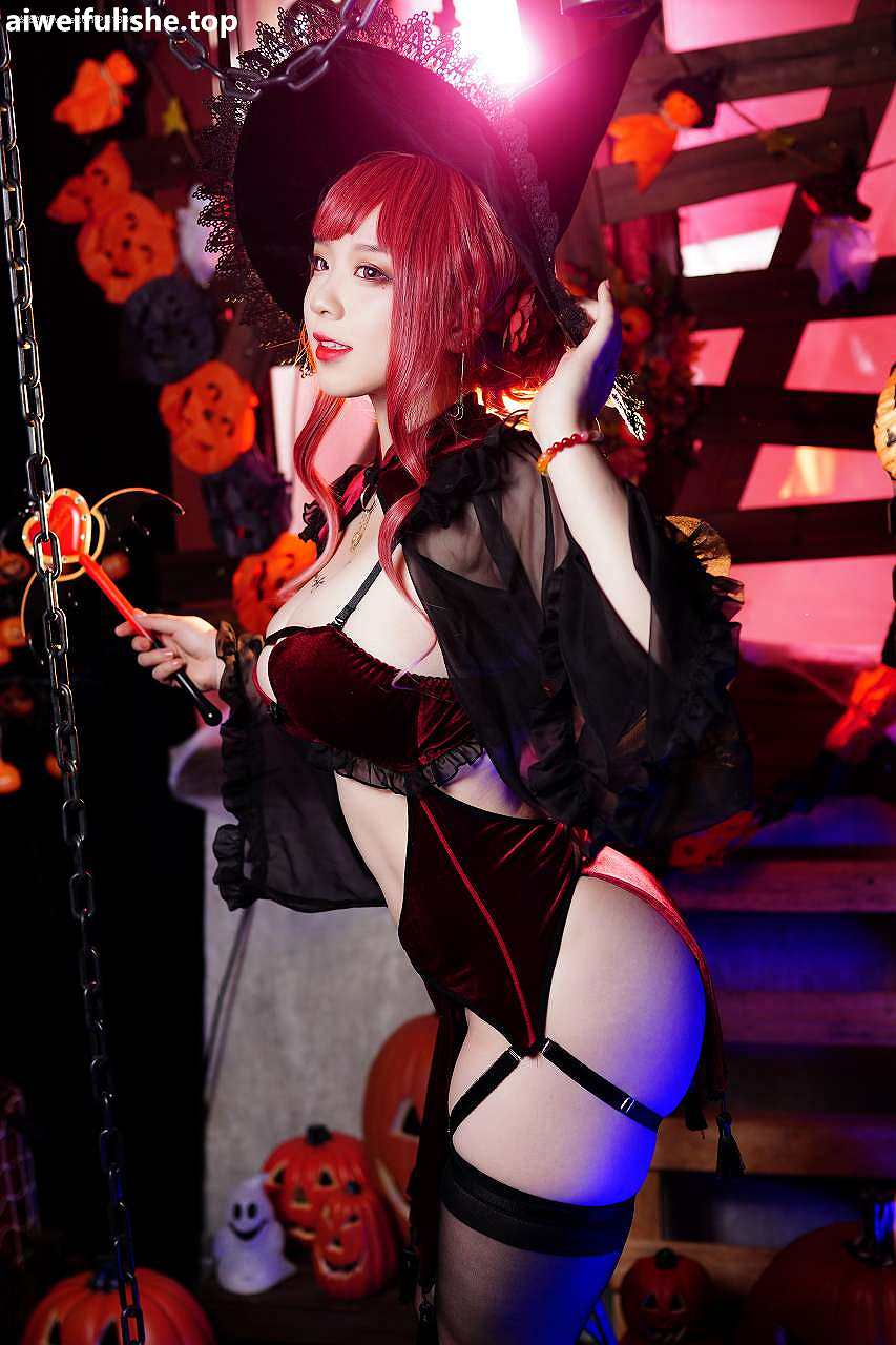 皮皮奶可可爱了啦- Vol.26 万圣节女巫 [48P-507MB] cosplay美女-第2张