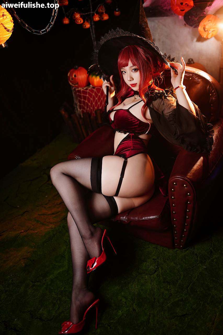 皮皮奶可可爱了啦- Vol.26 万圣节女巫 [48P-507MB] cosplay美女-第3张