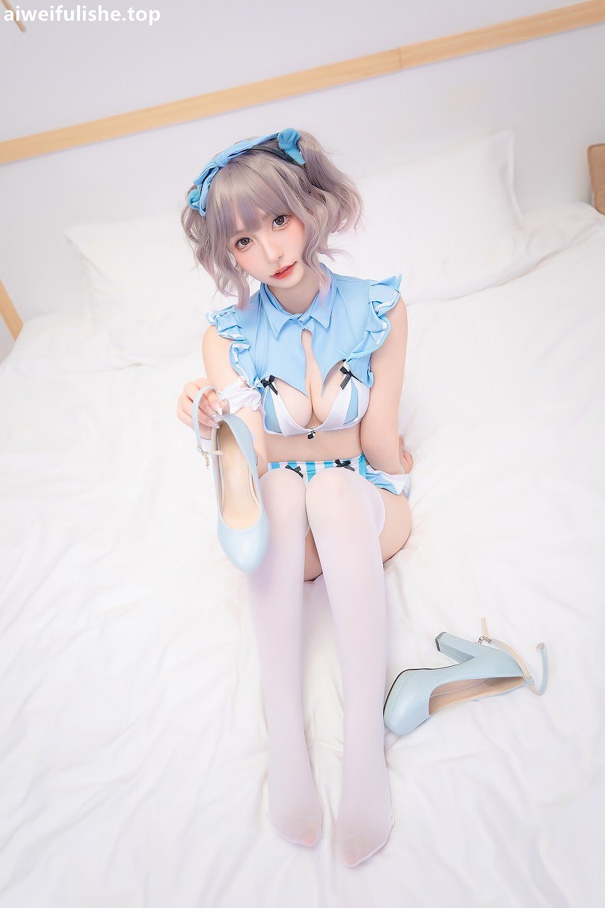 神楽板真冬-《蓝调女仆》[75p189M] cosplay美女-第3张