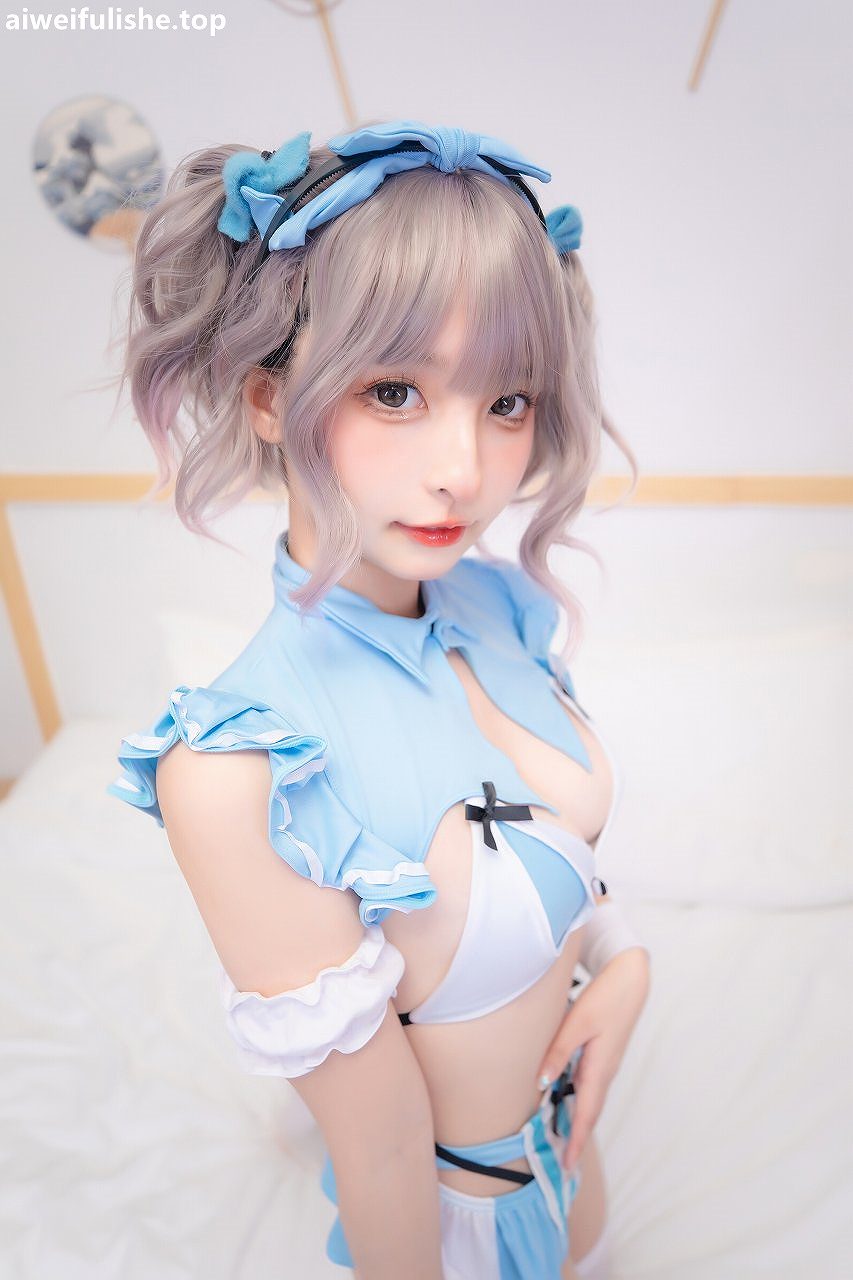 神楽板真冬-《蓝调女仆》[75p189M] cosplay美女-第4张