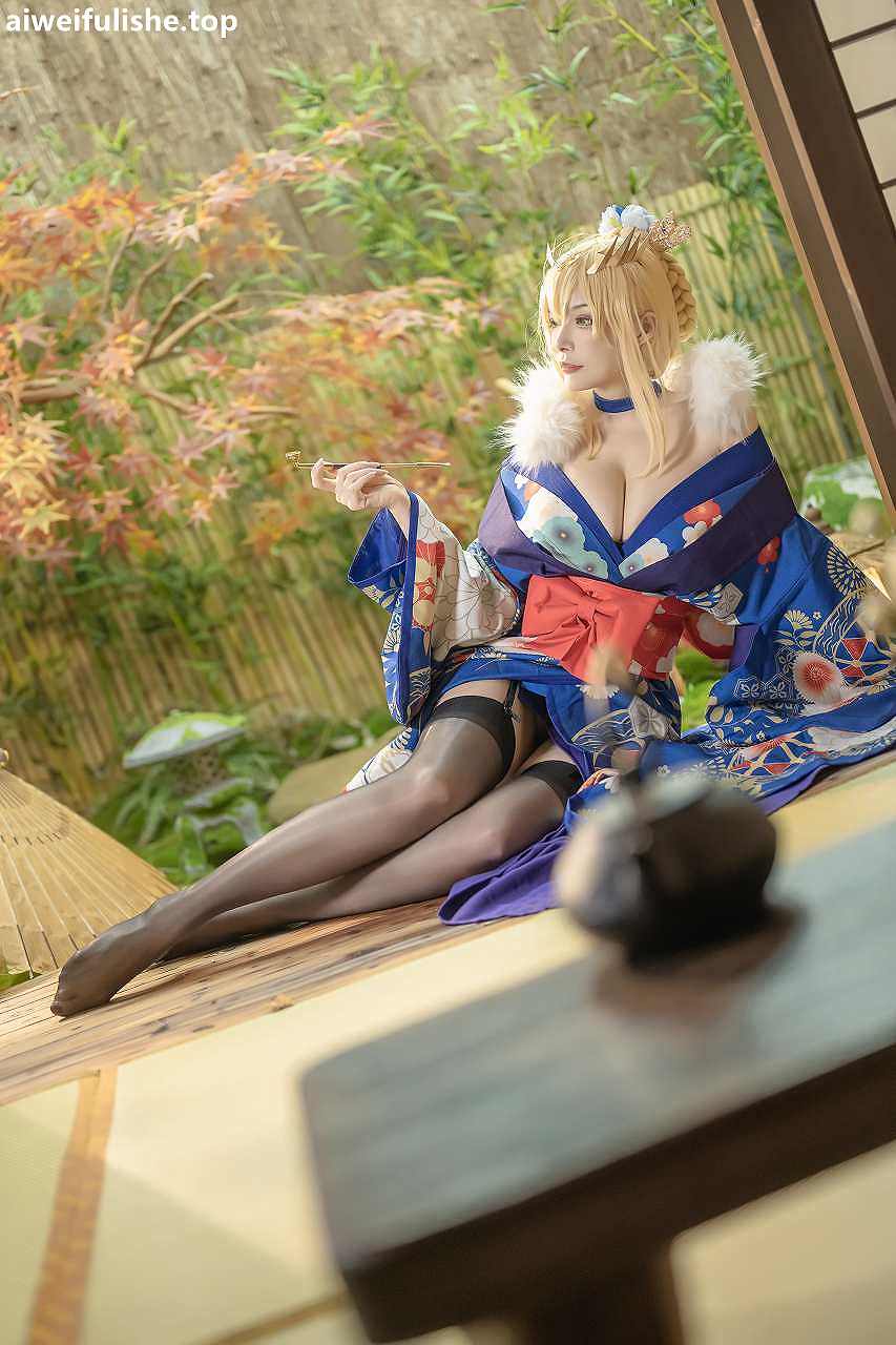 秋和柯基-白枪呆[46P1V-1.82G] cosplay美女-第6张
