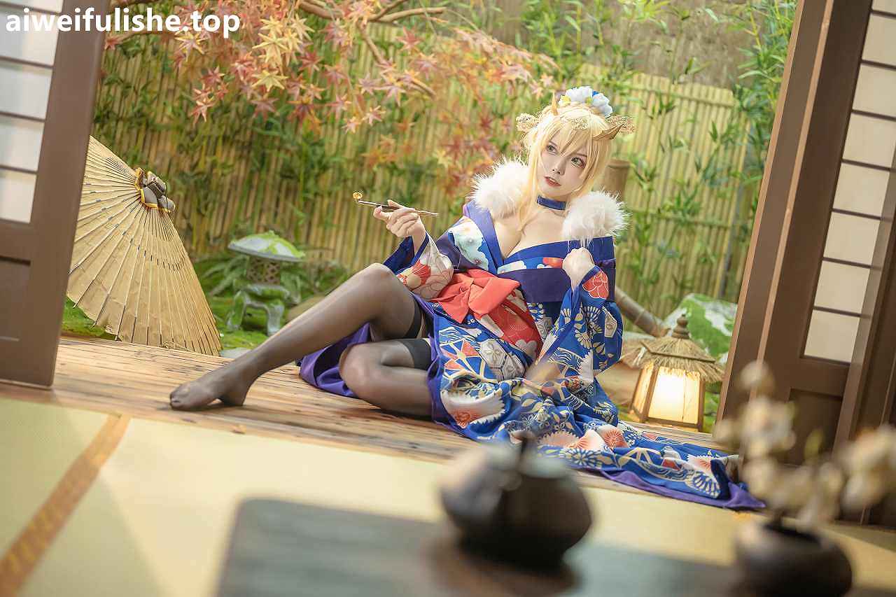 秋和柯基-白枪呆[46P1V-1.82G] cosplay美女-第5张