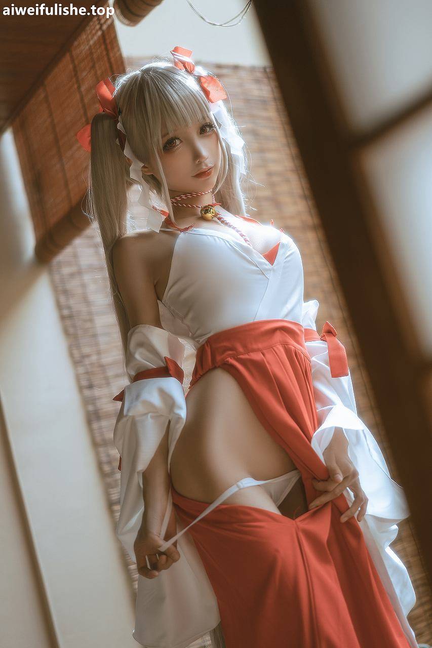 蠢沫沫-可畏-巫女 [55P-787MB] cosplay美女-第1张
