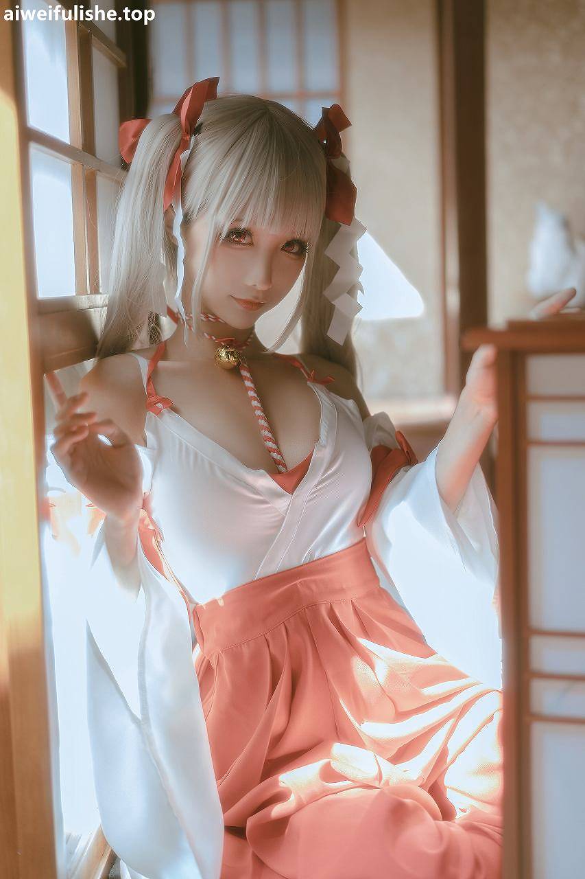 蠢沫沫-可畏-巫女 [55P-787MB] cosplay美女-第4张